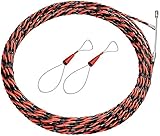 Elektriker-Drahtkabel-Einfädelgerät Laufende Abziehkabel mit Stahl 5/10/15/20/25/30m Kabel Verdrilltes Seilkabel mit 2 Seilverbinder 40M