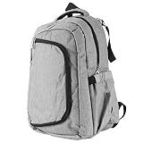 Wickeltasche, Weit verbreiteter Wickelrucksack Multifunktionaler Mehrzweck für Eltern für Windeln für Kleidung für Wasserflaschen(hellgrau)
