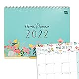 (auf Englisch) Boxclever Press ‘Home Planner’ Kalender 2021 2022. Großer 16-monatiger Familienplaner 2021 2022 von Sept.’21-Dez.’22. Wandkalender 2021 2022 mit Monatsregister, To-do-Listen & Stick