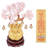 cakunmik Geldbaum Feng Shui Bonsai für Glücksgeld Glück Glück Baum Cornucopia Home Chinesischen Stildekorationen,B