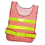 SXRUY warnwesten Einstellbare Sicherheitssicherheitsweste-Jacke Reflektierende Streifen im Freien tragen Sicherheit reflektierend Joggingausrüstung