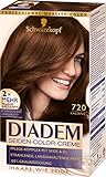 SCHWARZKOPF DIADEM Seiden-Color-Creme 720 Kastanie Stufe 3, 3er Pack (3 x 180 ml)