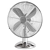 AEG VL 5525 M N Design-Metallventilator, oszilliernd, 3 Geschwindigkeitsstufen, 25 cm D