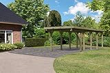 Unbekannt Karibu Carport Classic Einzel 3 mit 1 Einfahrtsbogen k