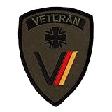 Café Viereck ® Bundeswehr Veteran Patch Gestickt mit Klett - 7 cm x 9