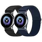 WNIPH 20mm Armband Kompatibel mit Garmin Vivoactive 3/Venu/Vivomove 3/Luxe/Style/HR/Venu Sq,Elastisch Nylon Armbänder für Samsung Galaxy Watch 4/4 Classic,Amazfit GTS 3/GTS 2/GTS/GTR 42mm/Bip L