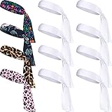 Sublimations-Stirnband, Wärmeübertragung, zum Aufbügeln, für Damen, Teenager, Sport-Krawatte für Basketball, 6 Stück