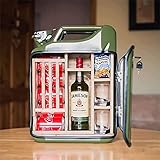 RHXX Christmas Jerry Can Bar, My Cave My Rules Can Bar Set, Die Minibar für alle Jäger, Cabinet Gas Can Bar Whiskey Bar, Christmas Tin Bar Set, Custom Original Gift for A Man,Grü