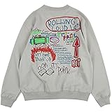 NAGRI Rolling Loud LA Poppin Crew Neck Sweatshirt,Grau,L