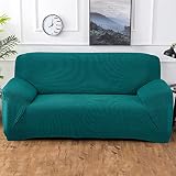 OOFAYWFD Super Stretch Sofabezug 1 Stück Universal Couchbezug Dicke Sofabezug für Hunde Katze Elastische Jacquard Sofahusse mit elastischem Boden,3 S