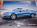 Original Werksposter - Mercedes - Benz E-Klasse Cabrio - b