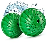 Waschklar® Waschball 2er Set inkl. Austrittschutz | Öko Waschball für saubere & reine Wäsche | nachhaltige & umweltfreundliche Waschkugel | 2 Waschbälle für W