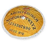 Weihnachtsbaumdecke für Weihnachtsbaum, Motiv: Hinter Ouija Board's Baltimore Origins, Baummatte mit Quaste, Dekoration, Ornamente, Party, 76,2