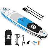 Goosehill Aufblasbares Stand Up Paddling Board, Premium SUP Board Set, Größe 10 'x 32' x 6', Muster Kann Benutzerdefiniert Werden… (Sailor Blau)