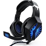 CSL - Gaming Headset für Xbox One Xbox One S Xbox One X PC PS4 PS4 Pro PS5 - Klinkenanschluss 3,5mm - Klinke Kopfhörer mit Mikrofon - Headset - Für Gaming Musik C