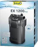 Tetra Aquarium Außenfilter EX 1200 Plus - leistungsstarker Filter für Aquarien bis 500 L, schafft kristallklares fischgerechtes W