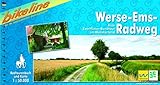 Werse-Ems Radweg: Eine Zweiflüsse-Rundtour im Münsterland, 1:50 000, wetterfest und reißfest, wetterfest/reiß