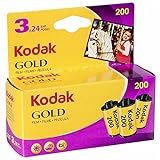 Kodak 6033971 Gold 200 Film (lila/gelb) – 3 Rollen – 24 Belichtungen pro R