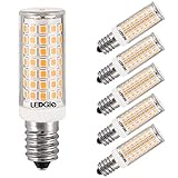 LEDGLE 8W LED Glühbirnen E14 LED Lampe, 88 LEDs 700lm, Warmweiß, 3000K, Weitwinkel, 80W Traditionelles Lampenäquivalent, 6