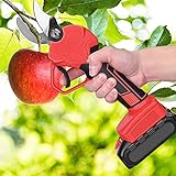 TTLIFE Elektrische Gartenschere Akku, Max 30 mm Elektrische Schnittschere mit Zwei Batterien Beruf Garten Elektrische Astschere Unterstützt 1,5 Stunden schnelles Laden, g