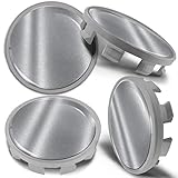 Biomar Labs 4 x 68mm Felgendeckel Nabenkappen Nabendeckel Kappen Radnabendeckel Nabendeckung Radkappen Kompatibel für Artikelnummer 36136783536 Alufelgen Deckel Silber CBS 8