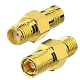 Eightwood DAB Antenne Adapter SMA Buchse auf SMB Stecker Adapter 2 St Kompatibel für DAB Autoantenne DAB Antenne AM/FM Radio Pionier Clarion Kenwood Alpine CB Radio MEHRWEG