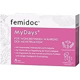 femidoc MyDays Menstruations-Kapseln 20 Stück | Wohlbefinden während der Periode | Frauenmantel - Hirtentäschel - Schafgarbe - Vitamin B6 - Mag