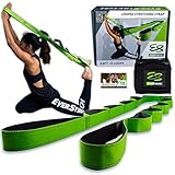 EverStretch nicht-elastisches Trainingsband mit Schlaufen - Bewegen Sie Sich frei mit diesem schlaufenförmigen fitnessband mit schlaufen Premium Stretchgurt für Sport und Physiotherap