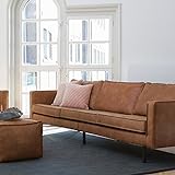 ESTO GmbH 3 Sitzer Sofa Rodeo recyceltes Leder Lounge Couch Garnitur b