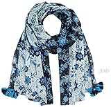 Pepe Jeans Damen LERY Scarf Modisches Halstuch, White, Einzelne Größ