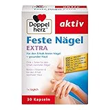 Doppelherz Feste Nägel Extra – mit Zink und 55 Selen als Beitrag für den Erhalt normaler Nägel – 30 Kap