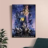 Tod Stranding Novel Steelbook Poster, Wandbild, Kunstposter, Heimdekoration, Spielzimmerdek