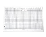 Ledger Größe 27,9 x 43,2 cm 'Freehand Designer' Blatt Zeichnen Sie perfekte gerade Linien Vorlagen Rasterart Blätter für Maßstabzeichnung