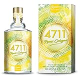 4711® Remix Cologne Zitrone I Eau de Cologne - fruchtig - spritzig - wild - die lebendige Frische der Zitrone sommerlich neu ge-remixt! I 100ml Natural Spray Vap