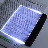 Leselampe LED Buchlampe Light Panel tragbare Book Light Buchlicht Leselicht mit Abnehmbarem Seitenclip für Bücher im B