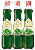 YO Sirup Waldmeister (6 x 700 ml) – 1x Flasche ergibt bis zu 5 Liter Fertiggetränk – ohne Süßungsmittel und Konservierungsstoffe, veg