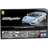 Ferrari 360 Spider Cabrio Silber 1999-2005 24307 Bausatz 1/24 Tamiyia Modell Auto M