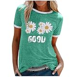 Damen Slim Fit T-Shirt Sexy Pullover Bluse Mode Sweatshirt Bluse Fitness Sport Bluse Casual Kurzarm Tee Tops Bluse Streetwear Mode Sweatshirt B