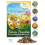 Bienen Paradies - Balkonkasten Samen Mischung (einjährig) - Bienenweide für den Stadtgarten - Bienenfreundliche Pflanzen für Balkon und T