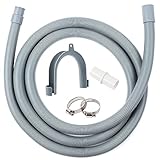 Bolatus 2.5m Ablaufschlauch Waschmaschinen Verlängerung Ablaufschlauch Universal Ablaufgarnitur Schlauch Waschmaschine Spülmaschine Ab