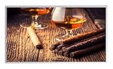 IH Engineering Infrarot Heizung 600 Watt Cognac und Zigarre Fern Infrarotheizung - 5 Jahre Herstellergarantie- Elektroheizung - Infrarotheizung Heizt bis 18m² Raum - inkl. T