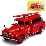 Ixo Citroen CD46 Feuerwehr Rot G190E029 1/43 Atlas Modell Auto mit individiuellem Wunschk