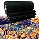ZHIQ Langlebige Teichfolien, HDPE-Material, Gartenpoolmembran wasserdichte Fischteichfolien für Reservoir River Slope Waterfalls, Mehrere Größen verfügb