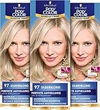 Poly Color Creme Haarfarbe 97 Silberblond Stufe 3 (3 x 115 ml) Coloration für intensive, natürlich aussehende Farbergebnisse mit 100 % Grauabdeckung