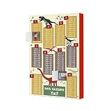 artboxONE Adventskalender XXL mit Produkten von Kinder® Dino 1x1 Lernen für Junge Adventskalender Fü