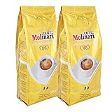 Caffè Molinari Espresso 'Qualità Oro', ganze Bohne, 2er Pack (2 x 500 g)