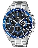 Casio Edifice Herren Massives Edelstahlgehäuse und Edelstahlarmband Uhrenarmband EFR-552D-1A2VUEF