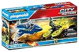 PLAYMOBIL City Action 70780 Polizei-Jet: Drohnen-Verfolgung, Spielzeug für Kinder ab 5 J