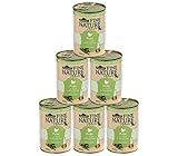 Dehner Fine Nature Katzenfutter Adult, Lebensmittelqualität, Pute, 6 x 400 g (2.4 kg)