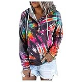 Damen Kapuzenpullover Hoodies Kordelzug Pullover Dasongff Casual Dünn Kapuzen Sweatshirt Frauen Einfarbig Langarm Tops Streetwear Kapuzenpullis Warm Pulli Winterjacke Mantel Outwear mit Käng